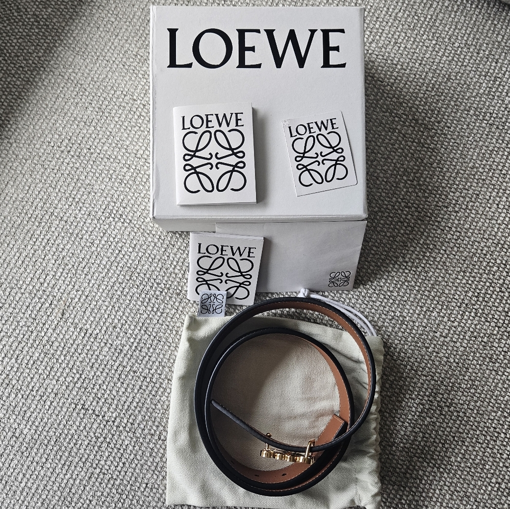 LOEWE REVERSIBLE ANAGRAM BELT